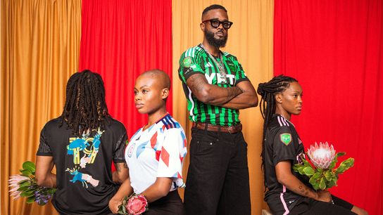 Textile arts meet Futurism: On making unique Juneteenth soccer jerseys and creating an online auction for uplifting Black communities (Pixel Pitch). Photo by Major League Soccer